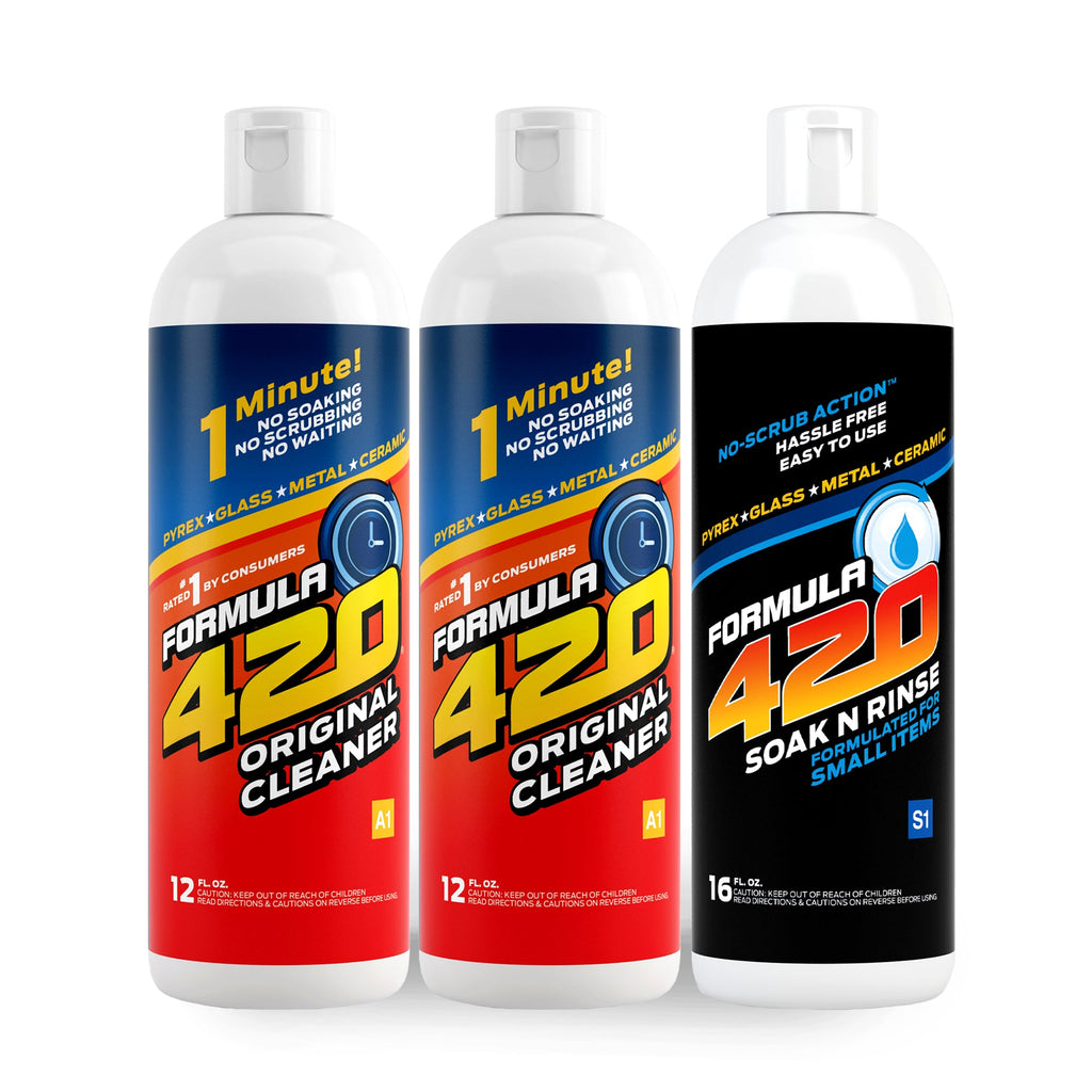 A1 - Formula 420 Original Cleaner & S1 - Formula 420 Soak-N-Rinse - 3 Pack