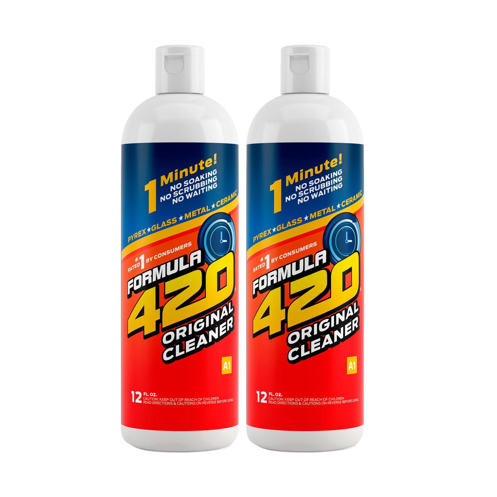 Bong Cleaner - A1 - Formula 420 Original Cleaner - 2 Pack - Best Bong Cleaner - Glass Pipe Cleaner