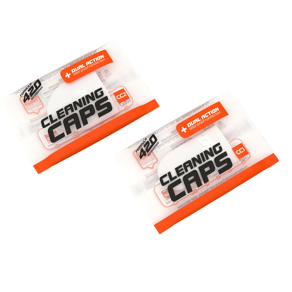 Bong Cleaner - CCPL - Formula 420 Cleaning Caps & Plugs Set - Best Bong Cleaner - Glass Pipe Cleaner